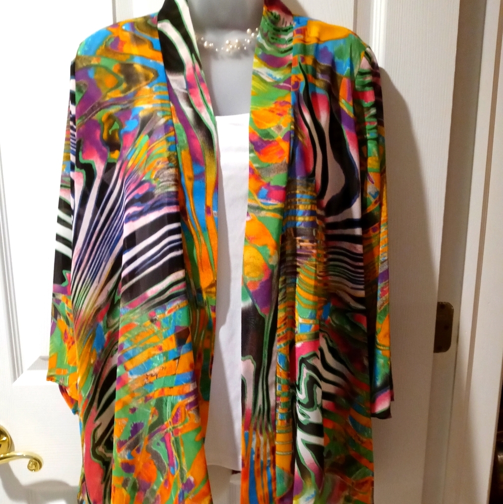 NWOT - Ladies Chiffon Topper
